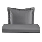 100% Cotton Satin Duvet Cover Set with 1 Pillowcase Made in Italy - Fluffy Viadurini