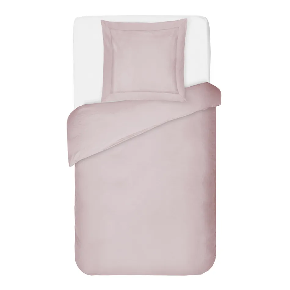 100% Cotton Satin Duvet Cover Set with 1 Pillowcase Made in Italy - Fluffy Viadurini