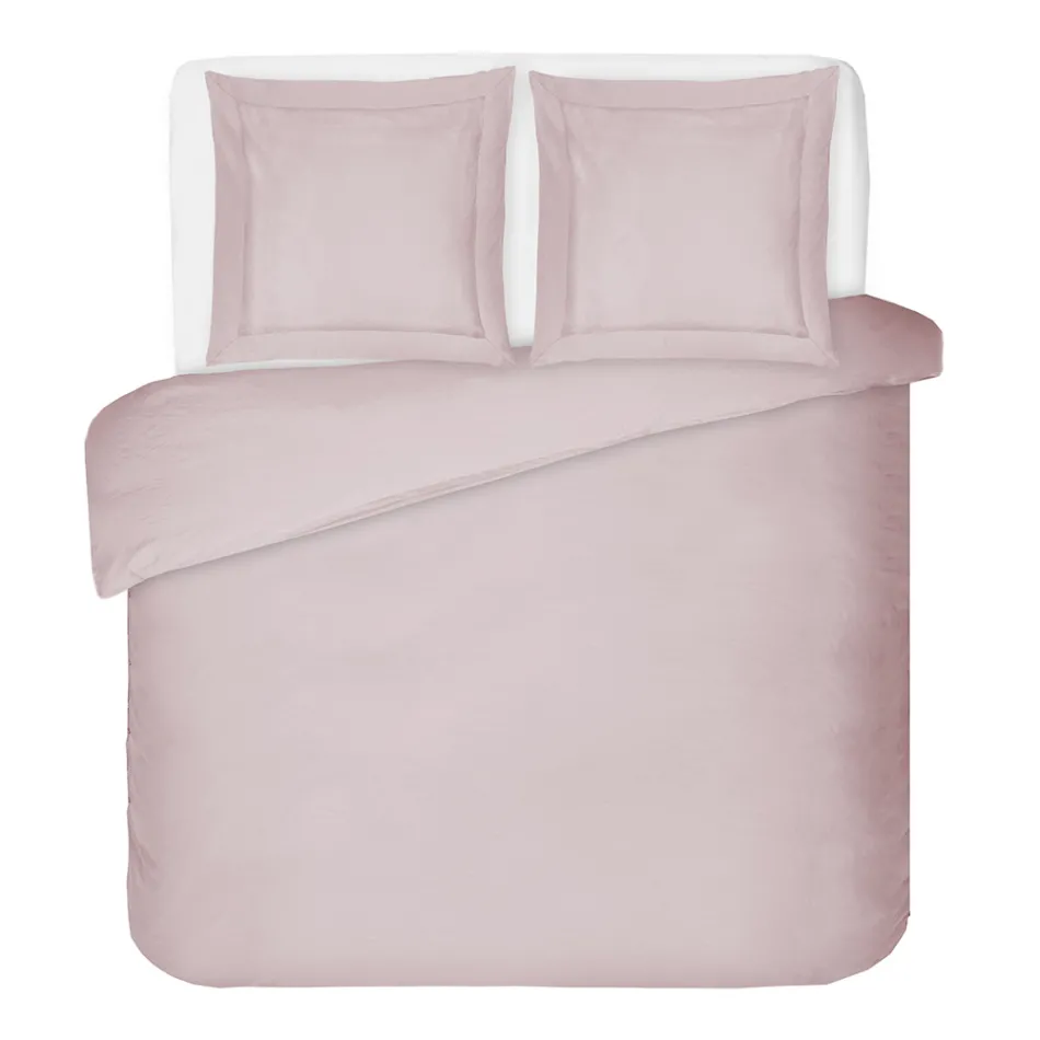 100% Cotton Satin Duvet Cover Set with 2 Pillow Cases Made in Italy - Fluffy Viadurini