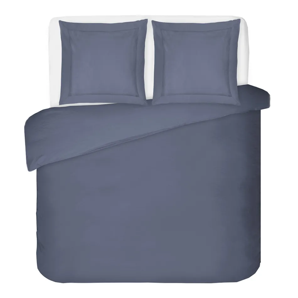 100% Cotton Satin Duvet Cover Set with 2 Pillow Cases Made in Italy - Fluffy Viadurini