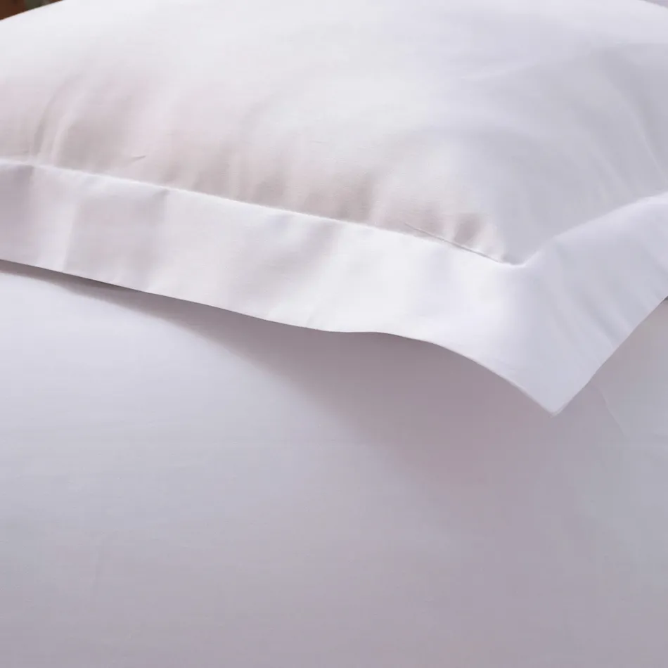 100% Cotton Satin Duvet Cover Set with 2 Pillow Cases Made in Italy - Fluffy Viadurini