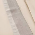 Duvet Cover Set in 90% Cotton and 10% Linen with 2 Pillow Cases Made in Italy - Nestle Viadurini