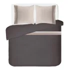 Duvet Cover Set in 90% Cotton and 10% Linen with 2 Pillow Cases Made in Italy - Nestle Viadurini