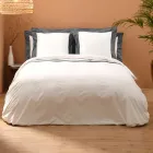 King Size Duvet Cover Set in 100% Cotton and 10% Cotton Satin - Detail Viadurini
