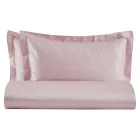 Double Duvet Cover Set in 100% Cotton Satin Made in Italy - Fluffy Viadurini