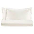 Double Duvet Cover Set in 100% Cotton Satin Made in Italy - Fluffy Viadurini