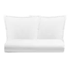 Double Duvet Cover Set in Pure Garment-Dyed Cotton with 2 Pillow Cases - Delicacy Viadurini