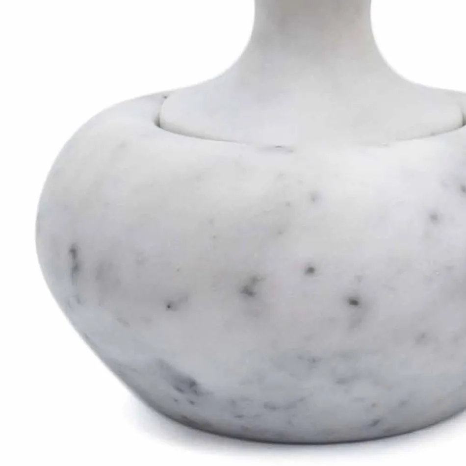 Nutcracker Pestle in Carrara White Marble Made in Italy - Cullio Viadurini