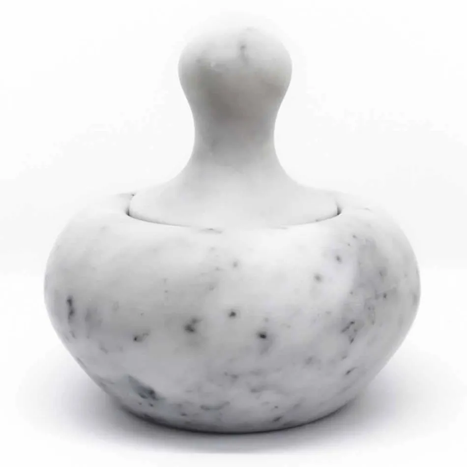 Nutcracker Pestle in Carrara White Marble Made in Italy - Cullio Viadurini