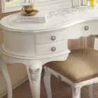 Classic Wooden Makeup Comb with Mirror Made in Italy - Cambrige Viadurini