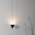 Wire Floor Lamp in Black Aluminium and Cone Great Minimal Design - Mercado