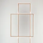 Design LED floor lamp in Gold or Silver Painted Metal - Formal Viadurini