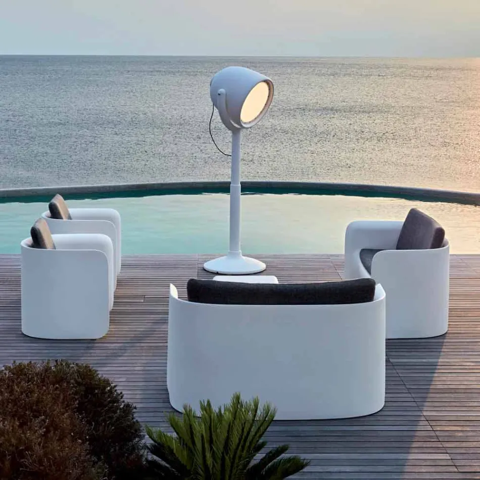 Poleasy Design Outdoor Floor Lamp, 2 Colours - Hollywood by Myyour Viadurini