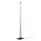 Alma Floor Lamp in Aluminium and White Blown Glass Light Viadurini