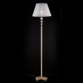 Crystal Floor Lamp with Made in Italy Lampshade - Madrid
