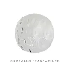 Glass Floor Lamp with Two Finishes and a Metal Frame Made in Italy - Brera Viadurini