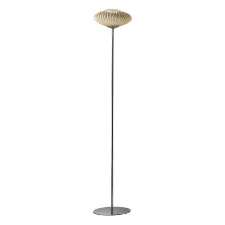 Ribbed and Hand Blown Venetian Glass Floor Lamp - Dafne Viadurini
