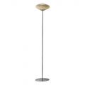Ribbed and Hand Blown Venetian Glass Floor Lamp - Dafne