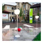 Rose Shaped Modern Design Outdoor Floor Lamp - Baby Love by Myyour Viadurini