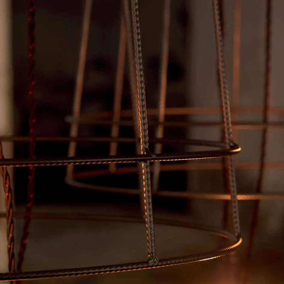 Lounge Floor Lamp 3 Lights in White or Natural Metal Minimal Style - Styling Viadurini