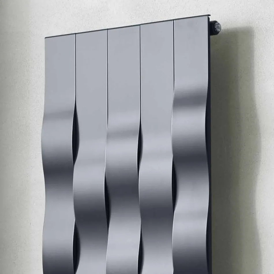 Vertical Design 5 Bar Steel Radiant Plate up to 1003 Watt - River Viadurini