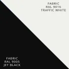 Radiant Plate in Aluminium and Electric and Colored Fabric Design 150 W - Sam Viadurini