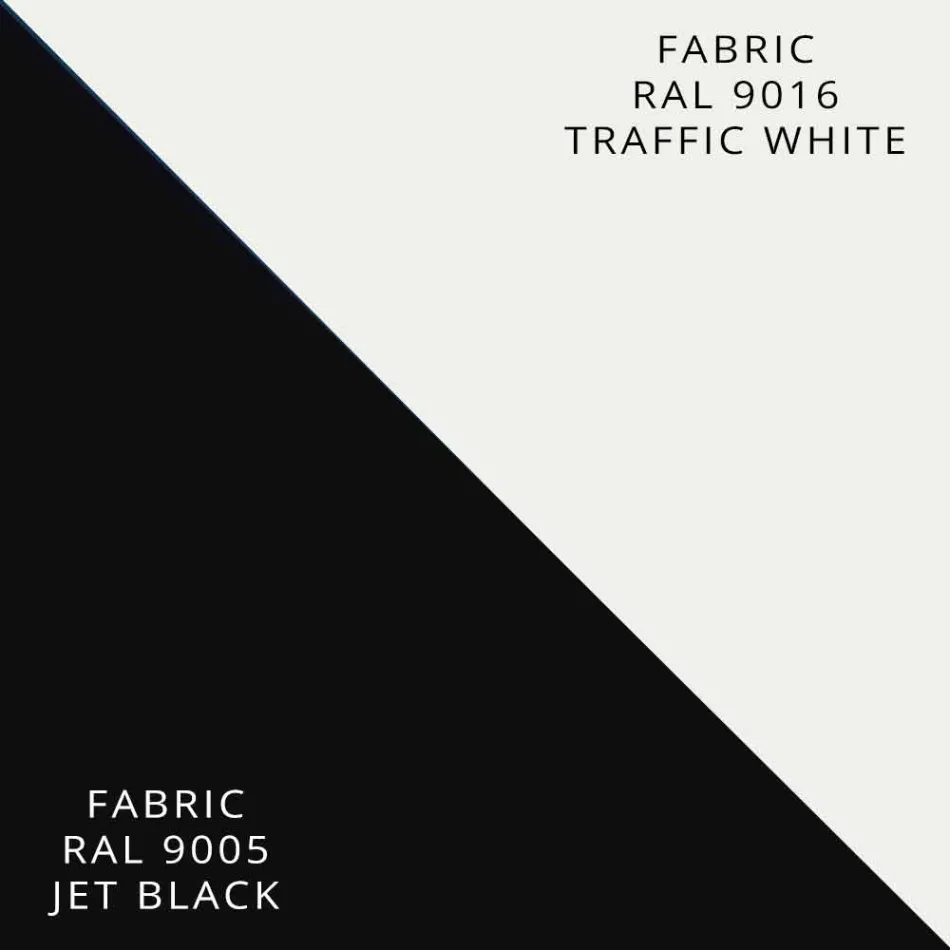 Radiant Plate in Aluminium and Electric and Colored Fabric Design 150 W - Sam Viadurini