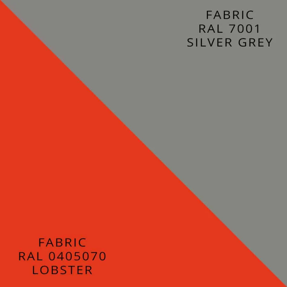 Radiant Plate in Aluminium and Electric and Colored Fabric Design 150 W - Sam Viadurini