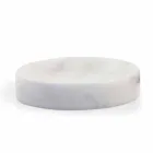White Carrara Marble Soap Dish Made in Italy - Sismo Viadurini