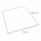 Shower Tray 100x70 Modern Design in White or Grey - Cupio Concrete Effect Viadurini