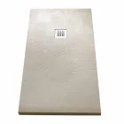 Shower Tray 170x80 in Stone Effect Resin with Steel Grid - Domio Viadurini