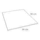 Modern Square Shower Tray 90x90 in Stone Effect Resin - Domio Viadurini