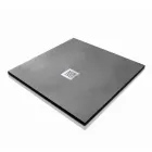 Square Shower Tray 80x80 in Resin Concrete Effect Modern Design - Cupio Viadurini