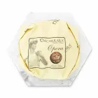 Hexagonal Design Plate in White Carrara Marble Made in Italy - Sintia Viadurini