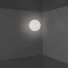 Slide Globo (Wall) sphere ceiling light made of polyethylene made in Italy Viadurini