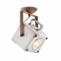 Kaylee vintage adjustable square ceiling spotlight lamp