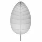 Wall Lamp in Metal and White Lycra Design in 3 Dimensions - Foliage Viadurini