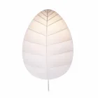 Wall Lamp in Metal and White Lycra Design in 3 Dimensions - Foliage Viadurini