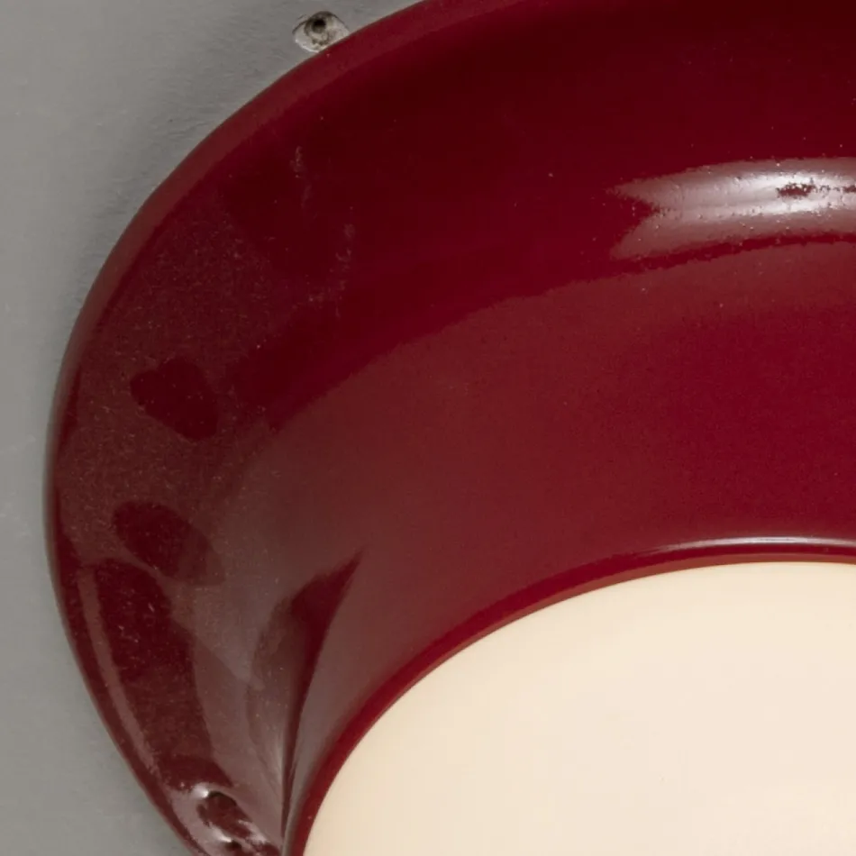 Handcrafted Outdoor Ceiling Lamp in Majolica Made in Italy - Toscot Swinger Viadurini