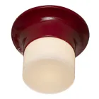 Handcrafted Outdoor Ceiling Lamp in Majolica Made in Italy - Toscot Swinger Viadurini