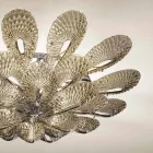 Artisan Ceiling Lamp in Smoked Venetian Glass, Made in Italy - Minos Viadurini