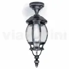 Outdoor ceiling lamp in die-cast aluminium made in Italy, Anika Viadurini