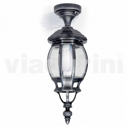 Outdoor ceiling lamp in die-cast aluminium made in Italy, Anika Viadurini