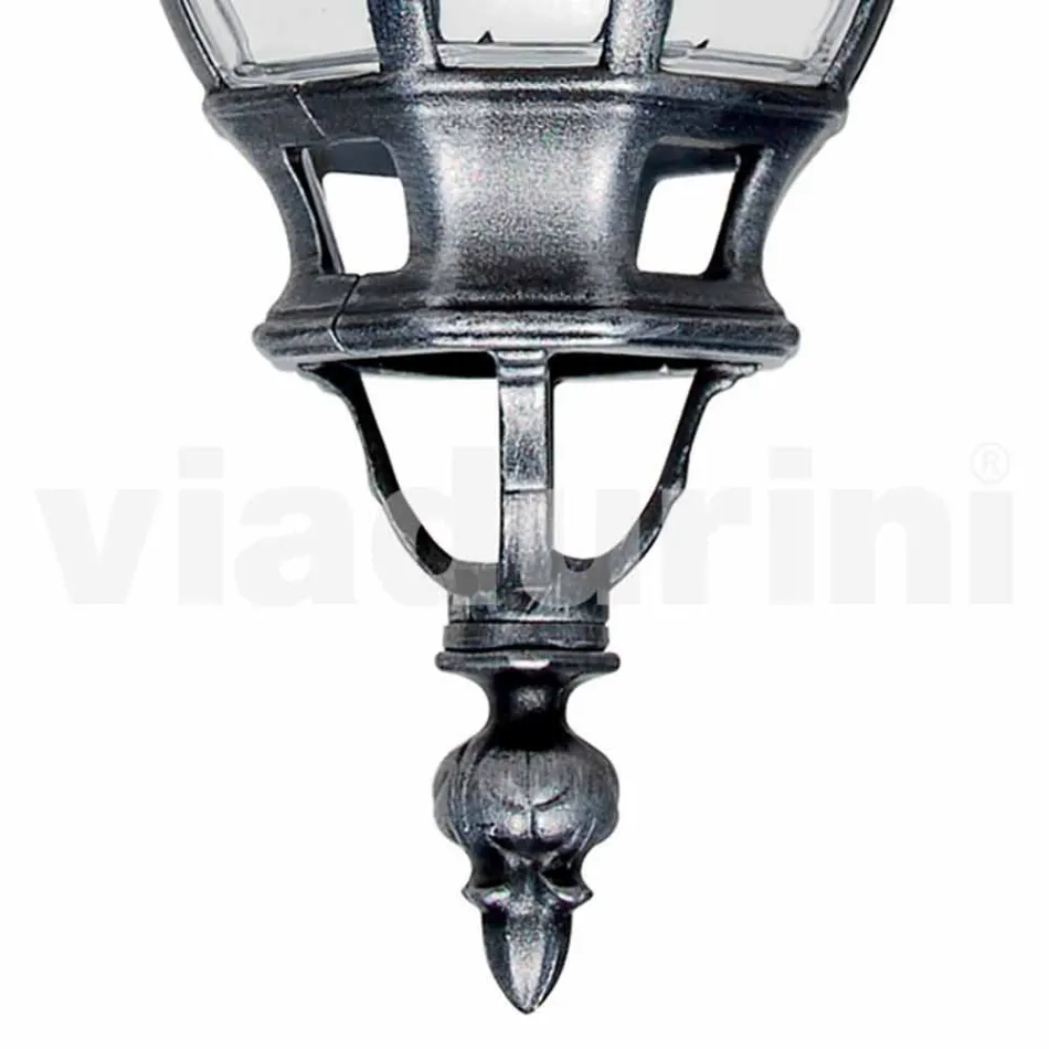 Outdoor ceiling lamp in die-cast aluminium made in Italy, Anika Viadurini