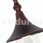 Garden ceiling lamp in die-cast aluminium made in Italy, Anusca Viadurini