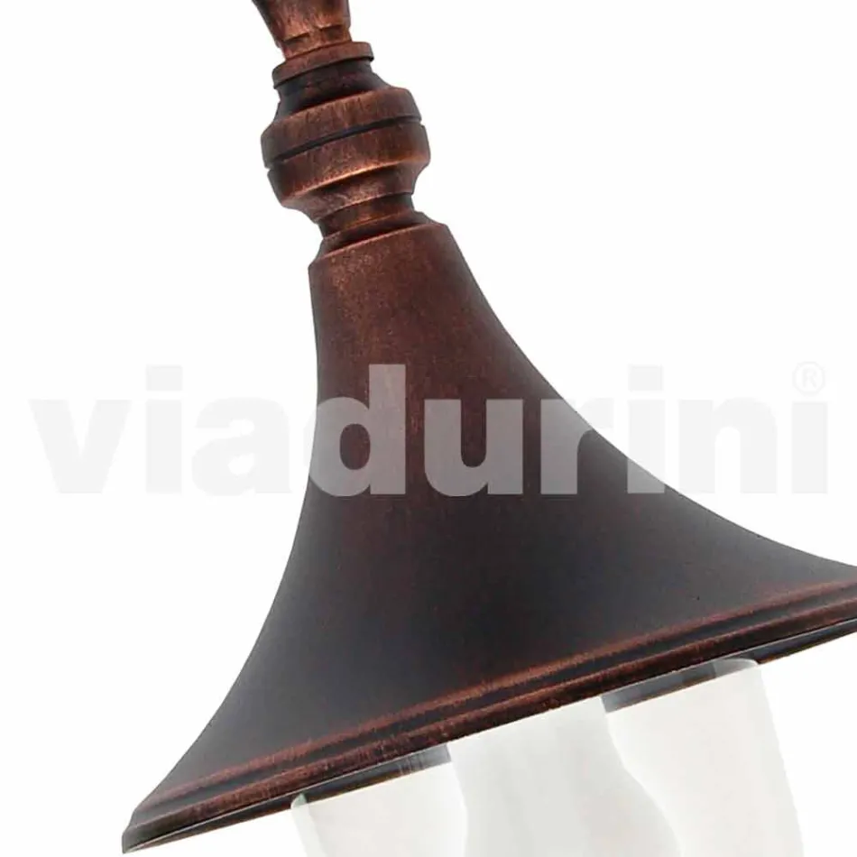 Garden ceiling lamp in die-cast aluminium made in Italy, Anusca Viadurini