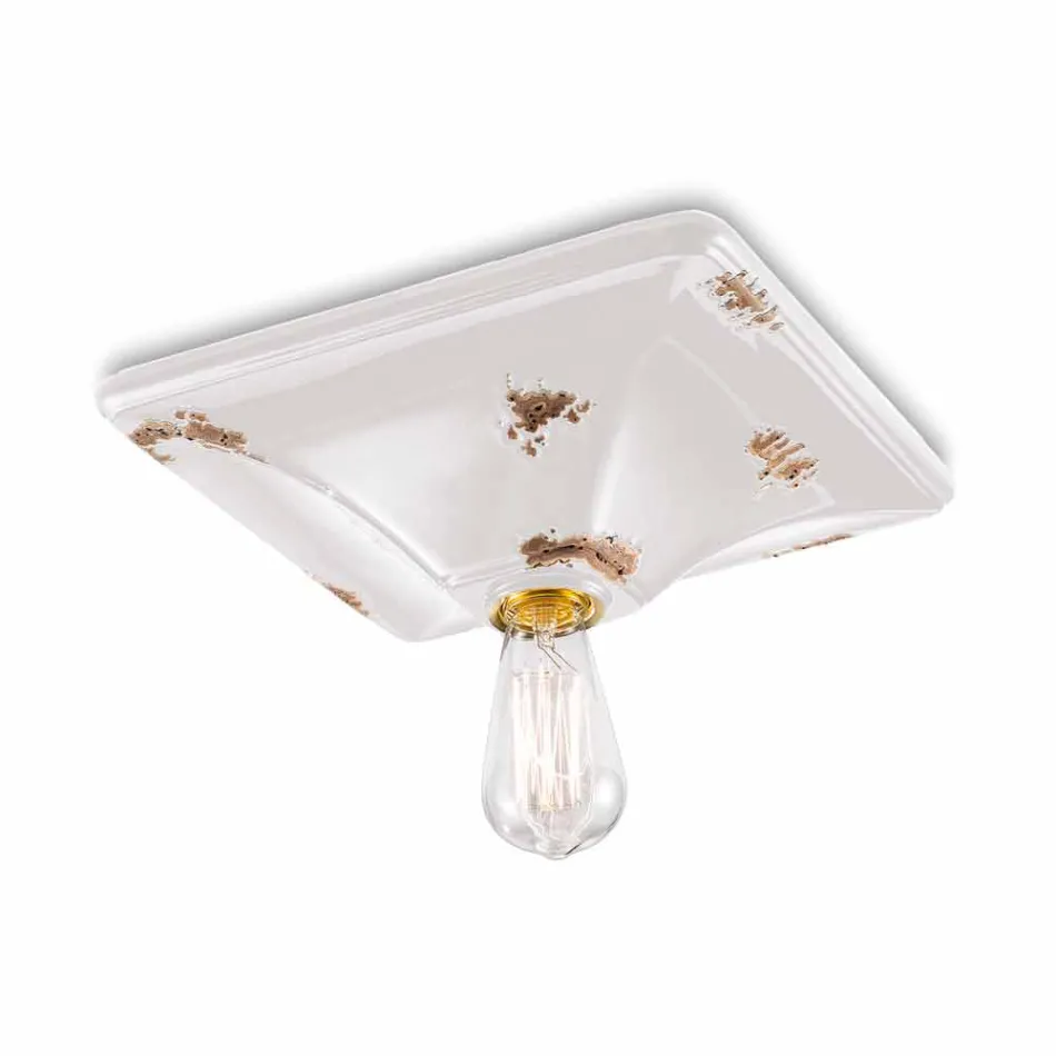 Ceiling fixture retro style ceramic Karen Ferroluce Viadurini