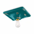 Ceiling fixture retro style ceramic Karen Ferroluce Viadurini