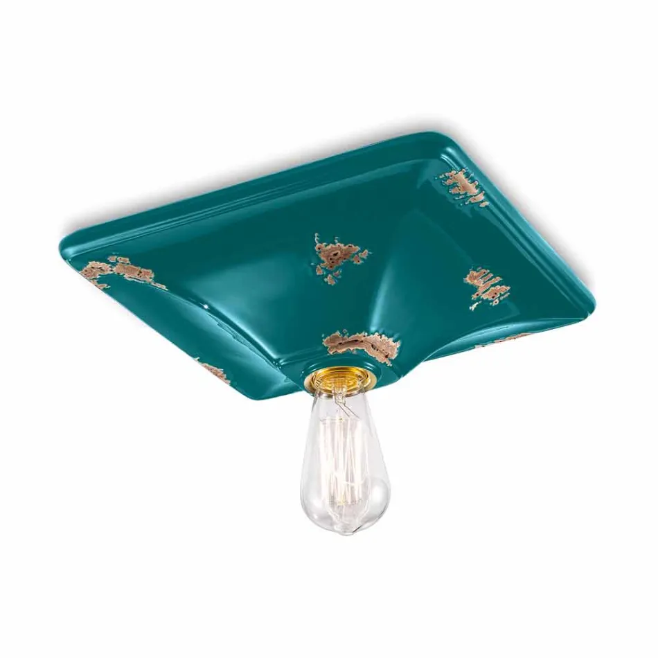 Ceiling fixture retro style ceramic Karen Ferroluce Viadurini