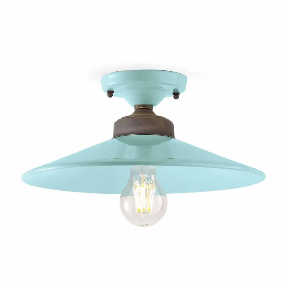 Ceiling lamp Design ceiling ceramic and brass Cecilia Viadurini